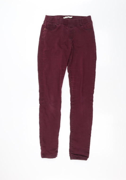 Womens UK Size 10 Dorothy Perkins Regular Fit Skinny Red Jeans