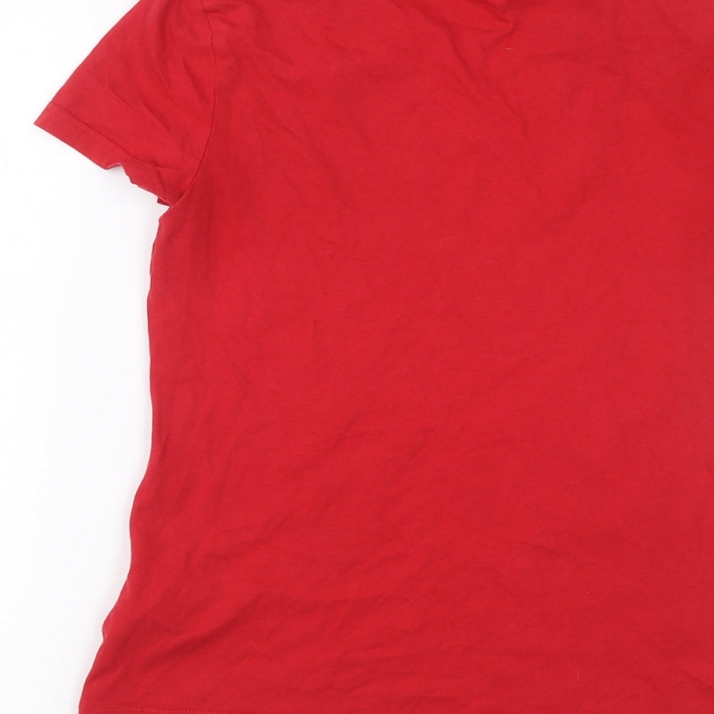 Reebok Mens Red T-Shirt Size XS