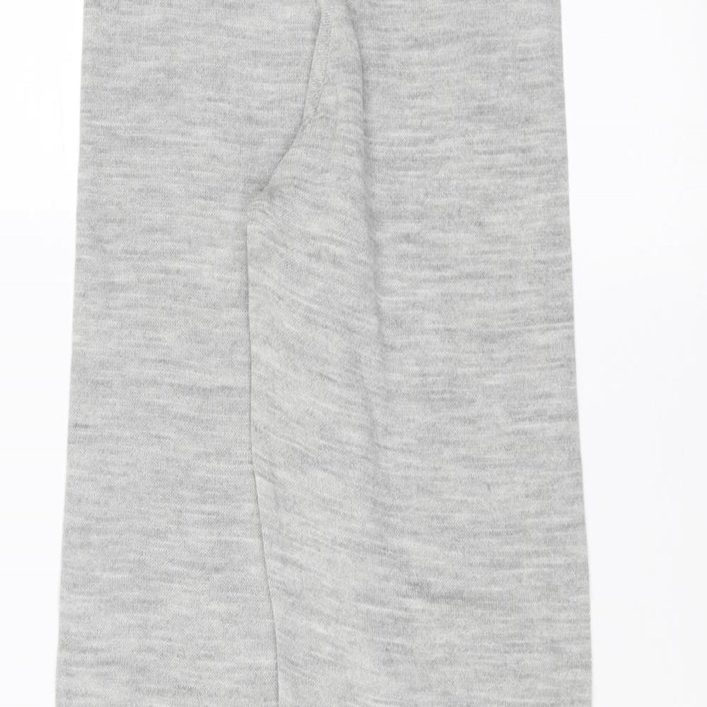 Womens UK Size 12 Misspap Regular Fit Grey Trousers