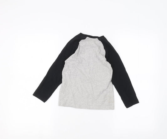 Urban Debt Boys Grey Basic T-Shirt Size 6 Years