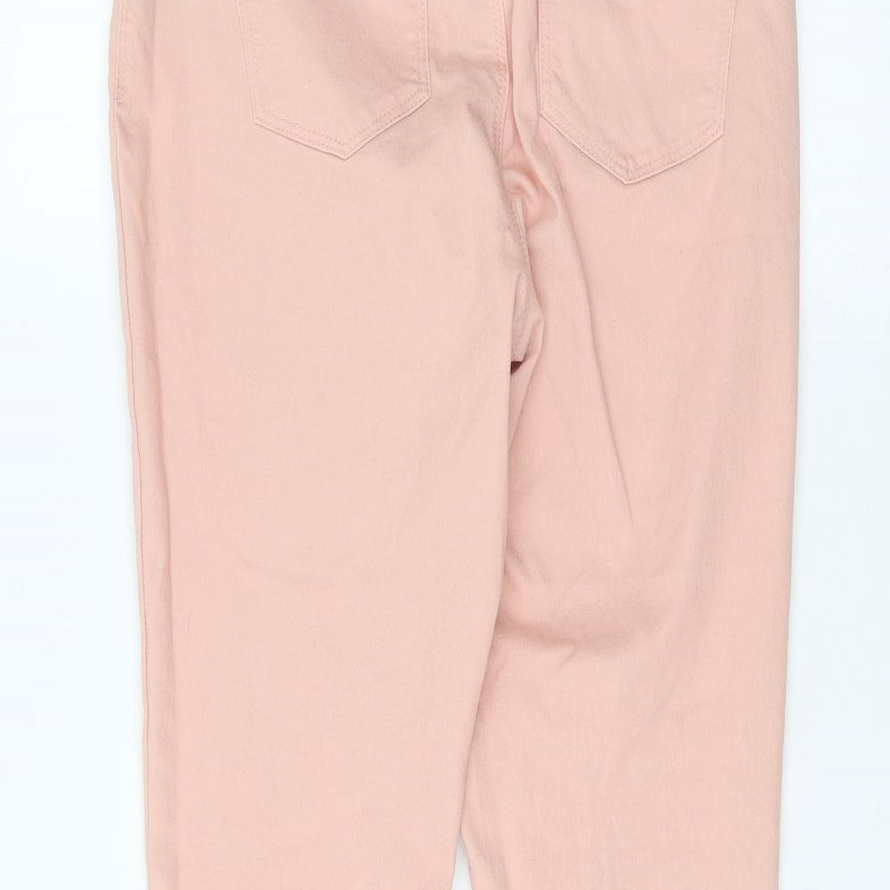 PEP&CO Womens Pink Jegging Jeans Size 12 L28 in