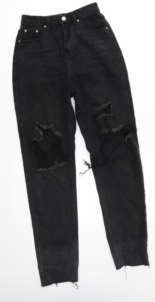 SHEIN Womens Black Straight Jeans Size XS L29 in