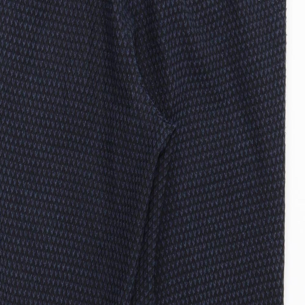 Womens UK Size 10 M&S Regular Fit Blue Trousers