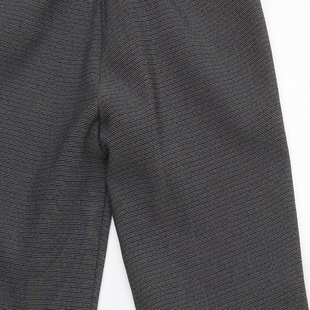 Womens UK Size 14 Preworn Regular Fit Grey Trousers