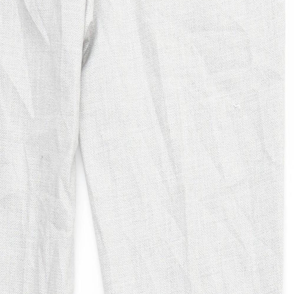 Womens UK Size 8 H&M Regular Fit Grey Trousers