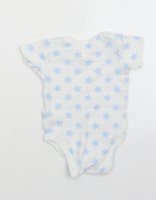 George Boys White Polka Dot Unitard One-Piece Size 6-9 Months