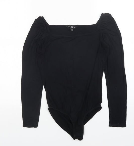 Womens UK Size 12 Dorothy Perkins One-Piece Black Unitard