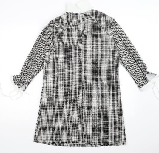 Primark Womens Multicoloured Check Jumper Dress Size 10