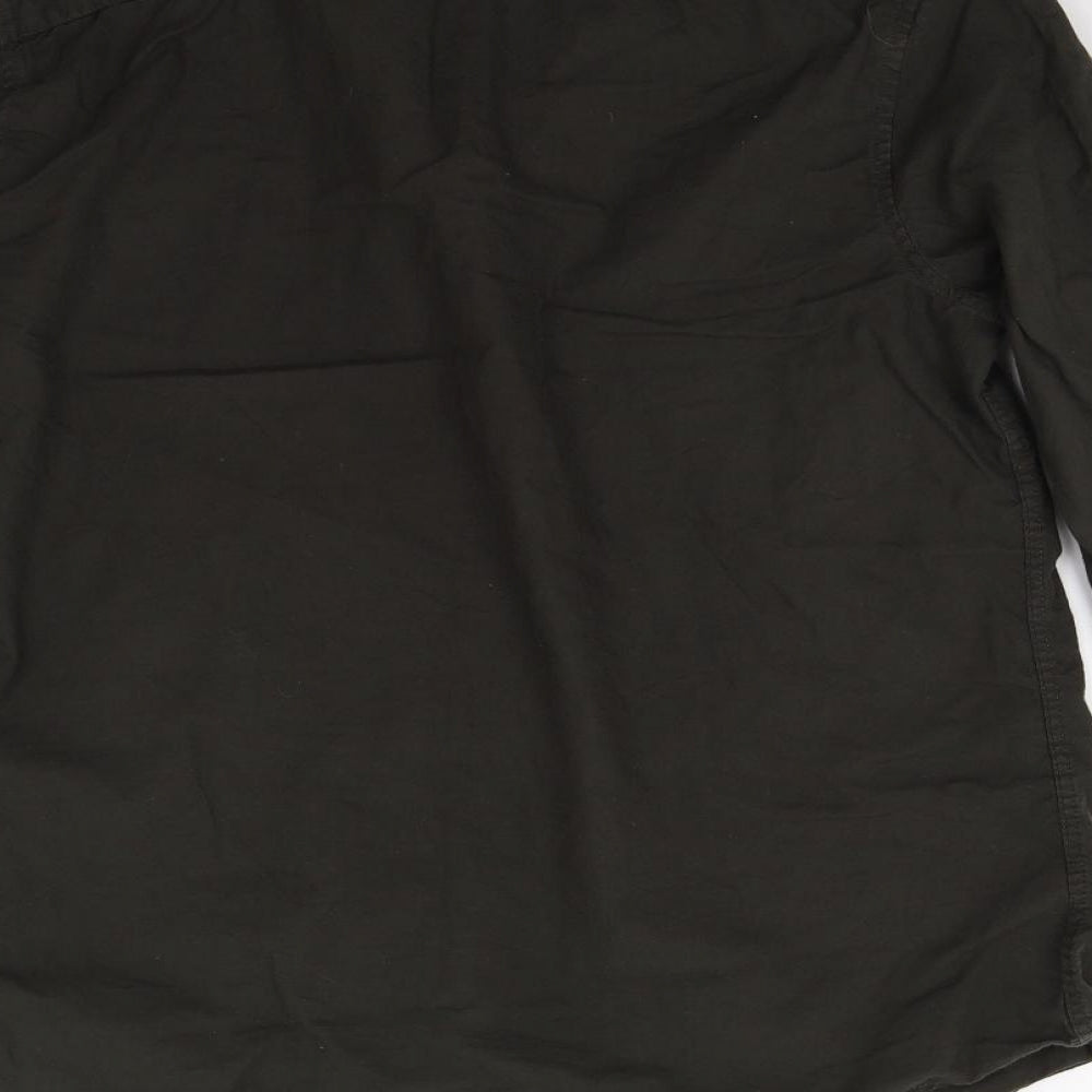 ASOS Mens Green Button-Up Size L