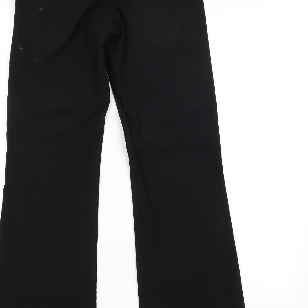 New Look Womens Black Trousers Size 10 L29 in