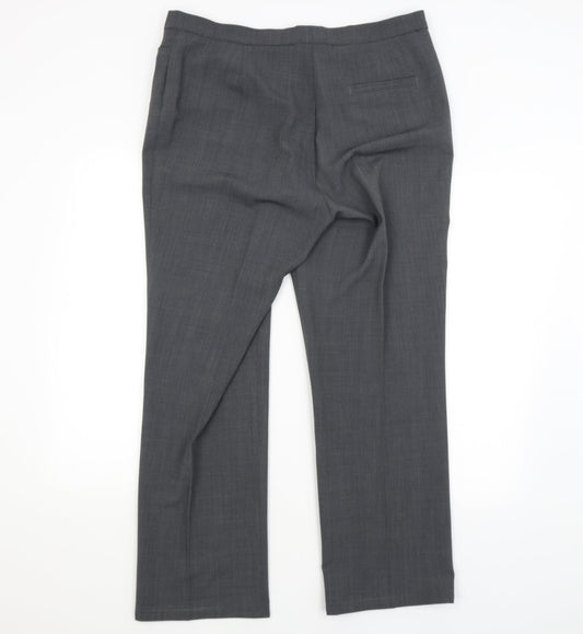 GARDEUR Mens Grey Trousers L29 in