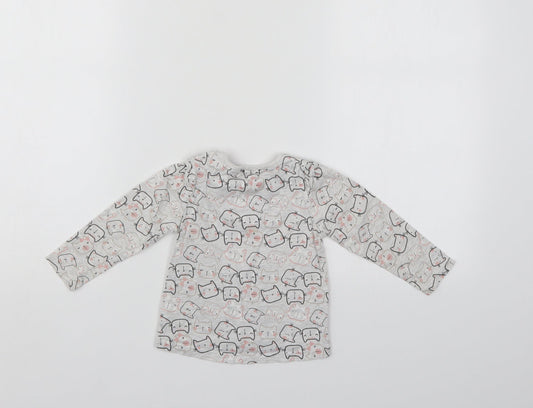 TU Girls Multicoloured Pullover Jumper Size 9-12 Months