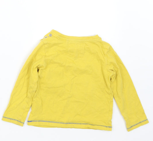 TU Boys Yellow Basic T-Shirt Size 9-12 Months