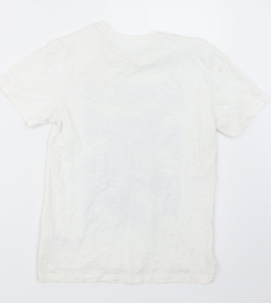 NEXT Boys White Basic T-Shirt Size 8 Years