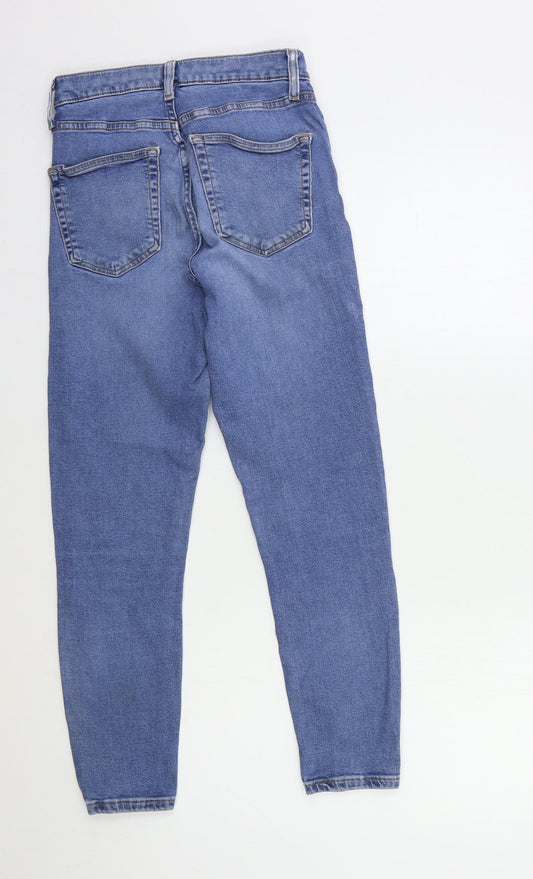 Topshop Mens Blue Denim Skinny Jeans Size 28 in L30 in