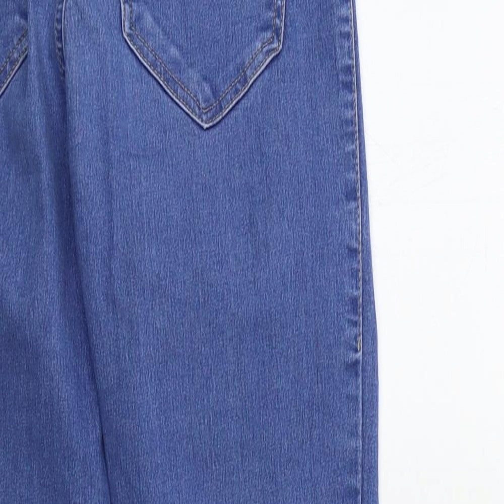 Topshop Womens Blue Denim Skinny Jeans Size 26 in L28 in
