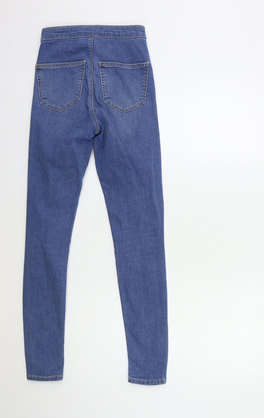 Womens UK Size 26 in Topshop Regular Fit Skinny Blue Jeans