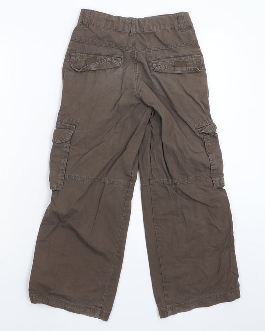 Matalan Boys Grey Cargo Trousers Size 9 Years