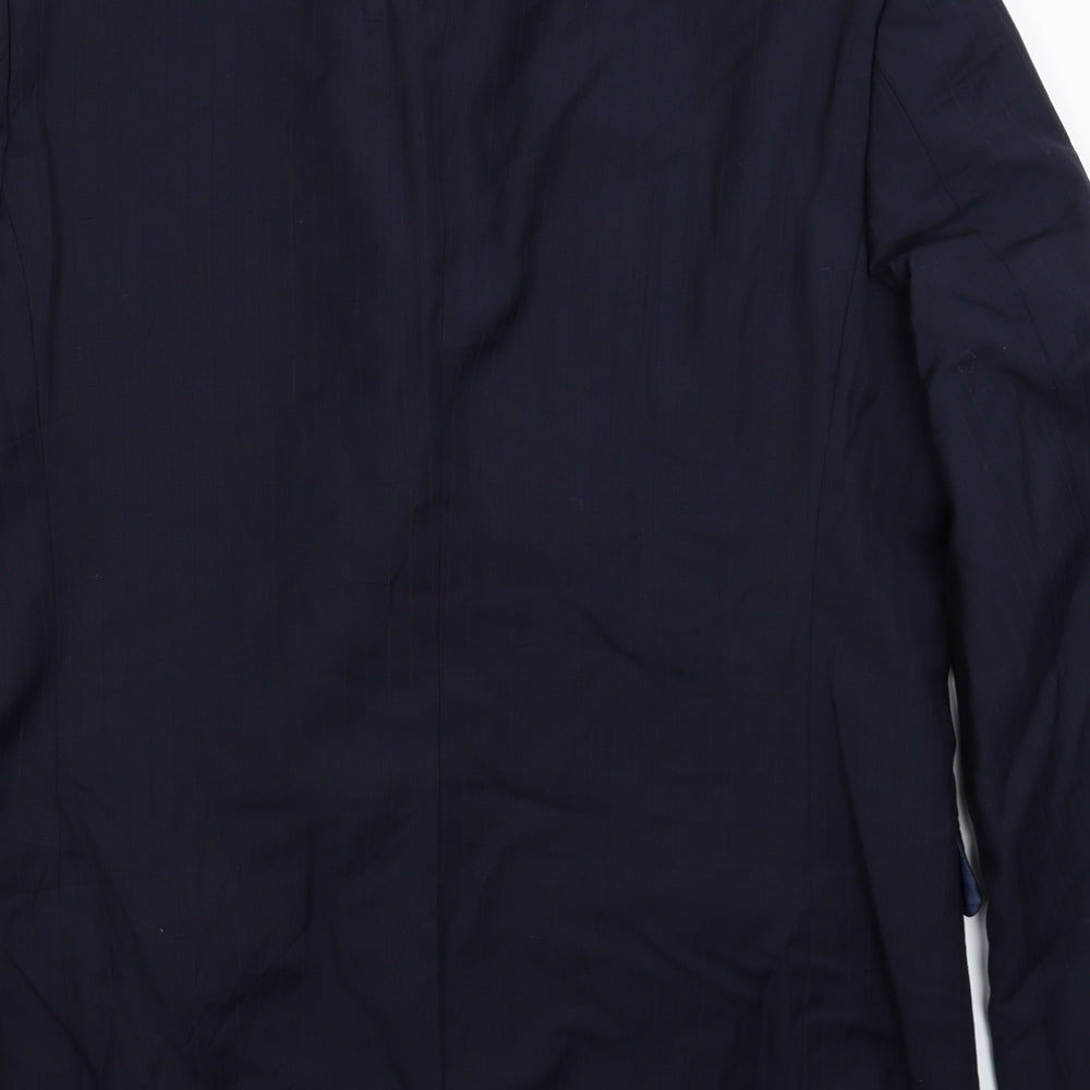 Mens UK Size 44 Marks and Spencer Regular Blue Suit Jacket