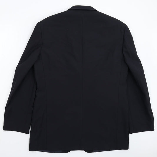 Mens UK Size 42 Marks and Spencer Regular Blue Suit Jacket