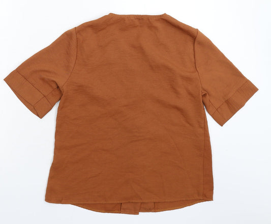 Papaya Womens Beige Jacket Blazer Size 8