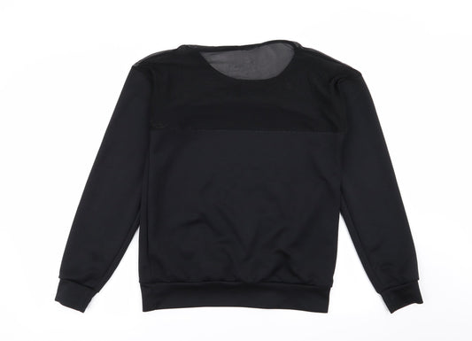 Womens UK Size 10 Missguided Black Pullover Jumper