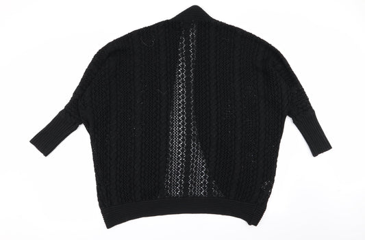 FOREVER 21 Womens Black Cardigan Jumper Size M