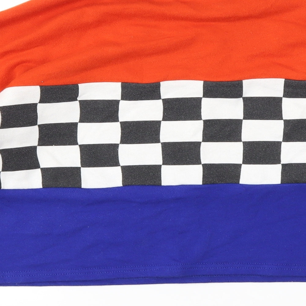 FOREVER 21 Womens Multicoloured Geometric Pullover Jumper Size S