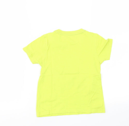 George Boys Yellow Basic T-Shirt Size 3-4 Years