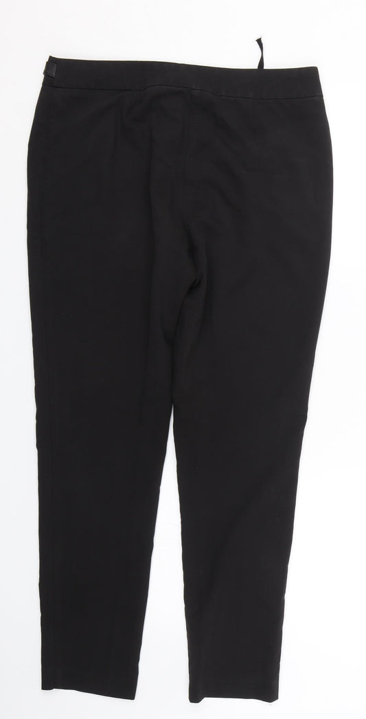 George Womens Black Trousers Size 10 L28 in