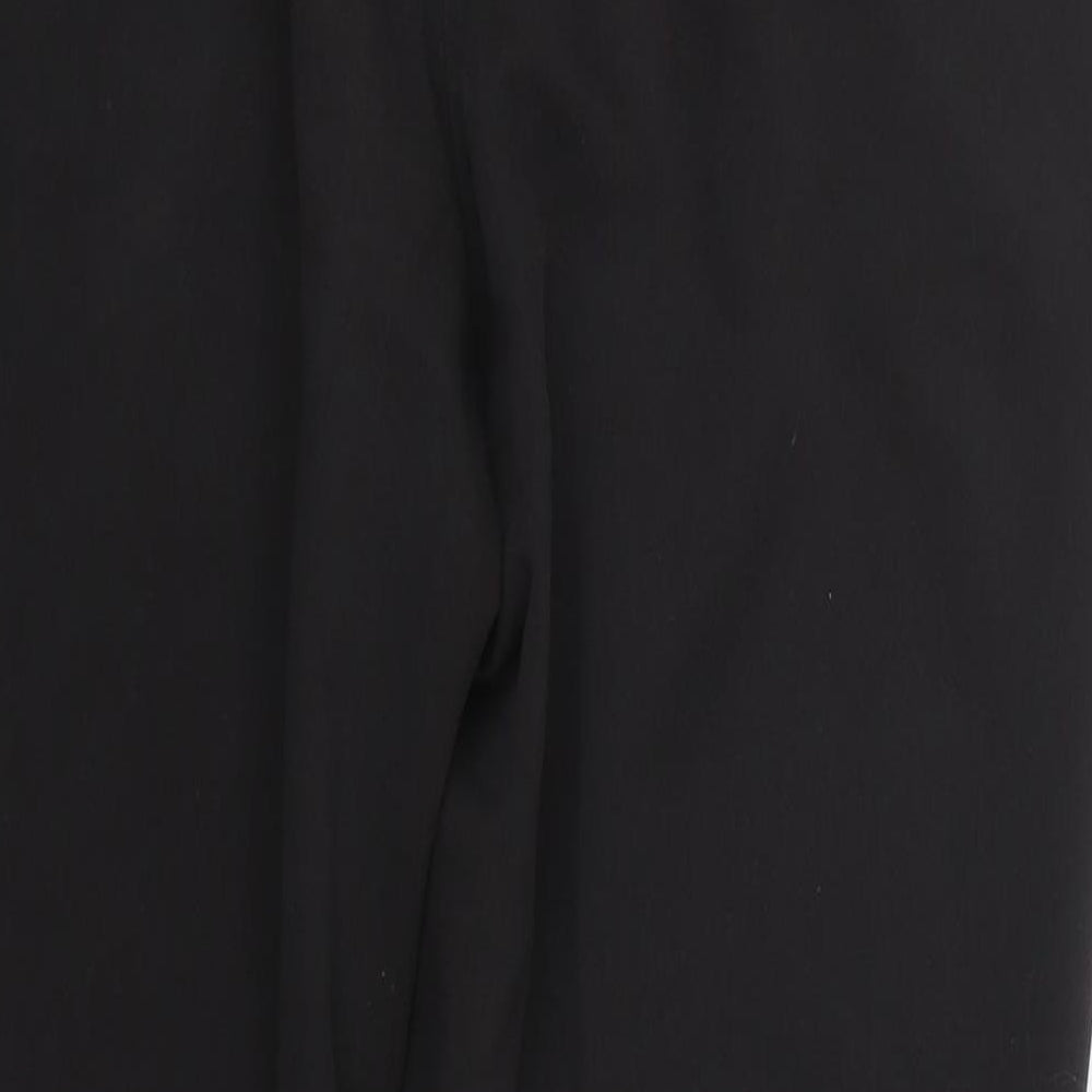 George Womens Black Trousers Size 10 L28 in
