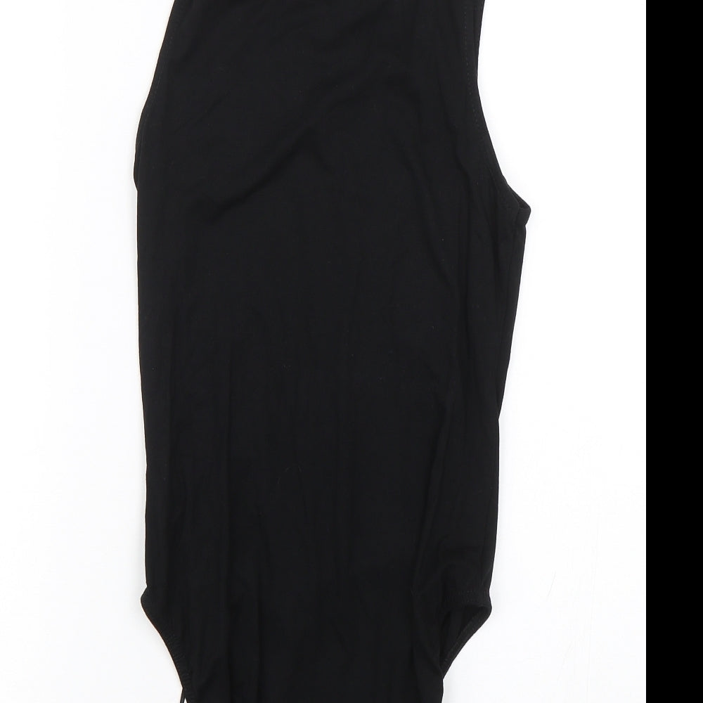 Missguided Womens Black   Catsuit One-Piece Size 8
