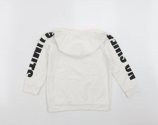 Outfit Kids Girls White Pullover Hoodie Size 5 Years