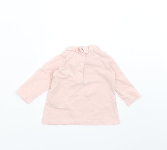 Matalan Girls Pink Basic T-Shirt Size 0-3 Months - I really love you