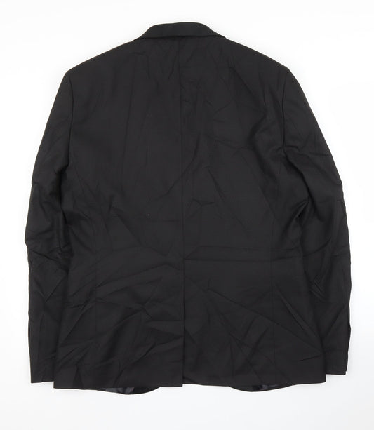 Mens UK Size 42 NEXT Regular Black Suit Jacket