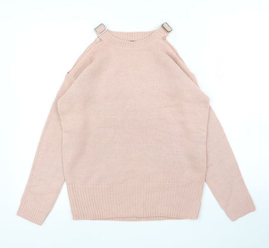 Womens UK Size S Select Pink Pullover Jumper