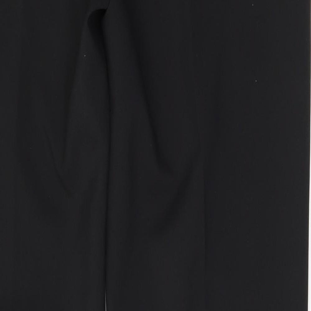 Womens UK Size 10 Select Regular Fit Black Trousers