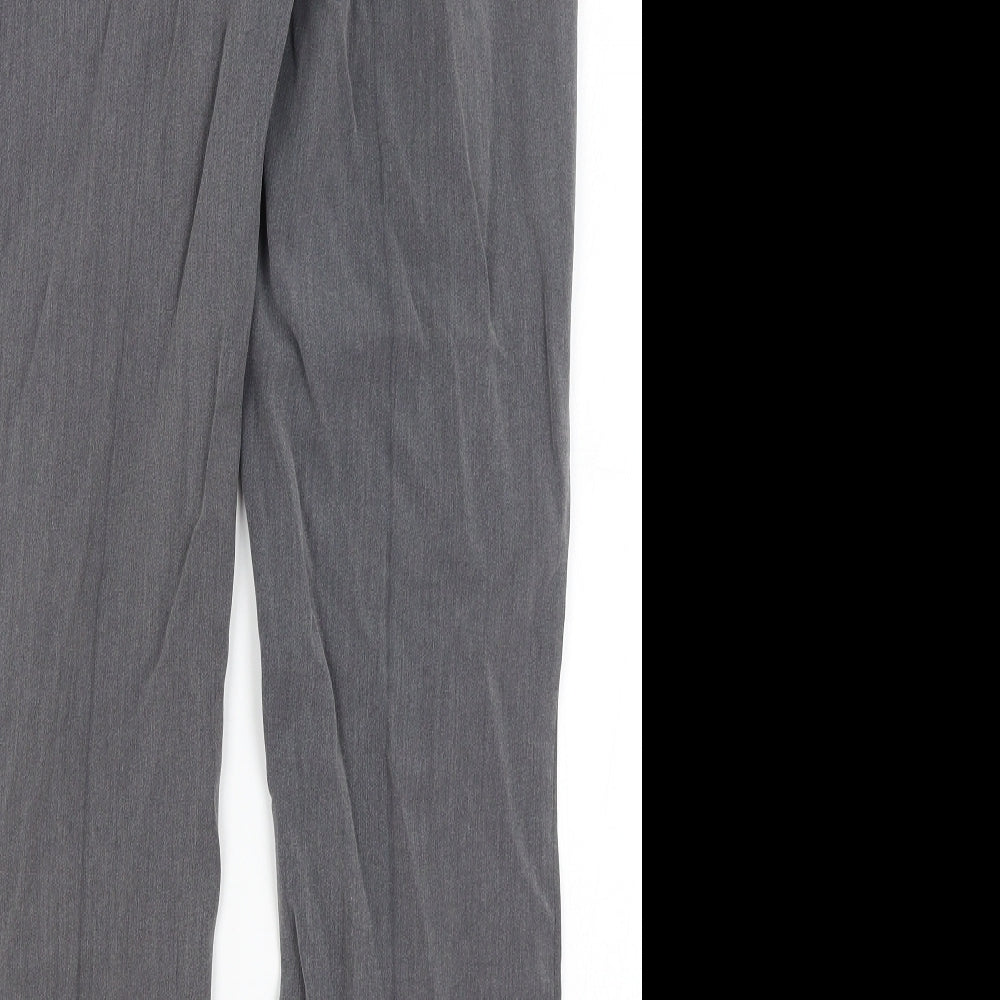 Womens UK Size 12 Vida Vi Regular Fit Grey Trousers