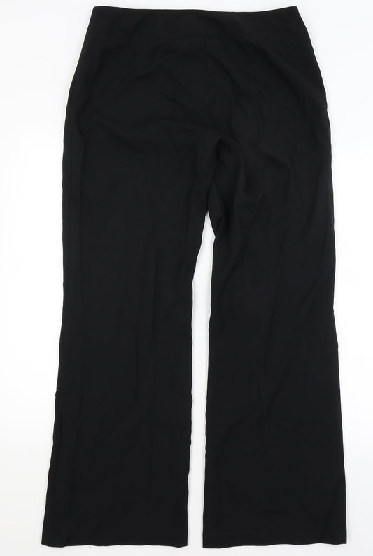 Womens UK Size 14 Dorothy Perkins Regular Fit Black Trousers
