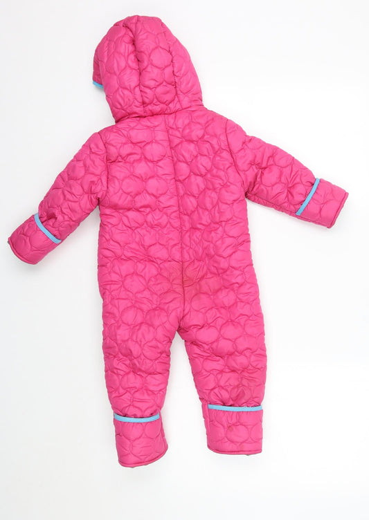 Rugged Bear Girls Pink Babygrow One-Piece Size 18 Months