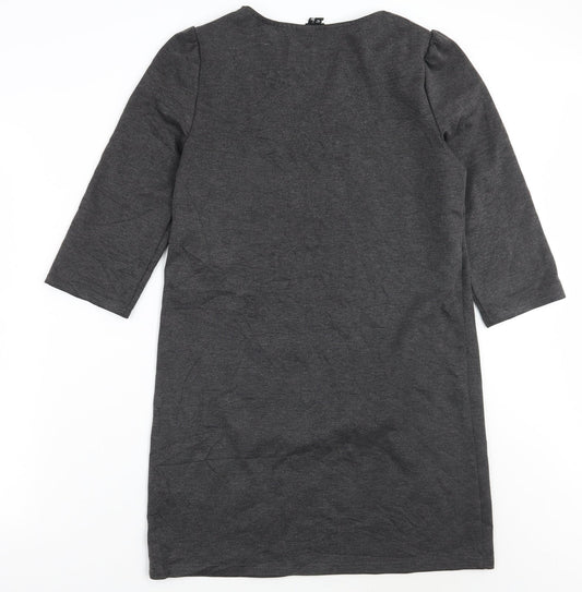Newlook Womens Grey A-Line Size 10
