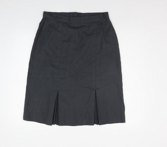 Geejay Womens Grey A-Line Skirt Size 32 in