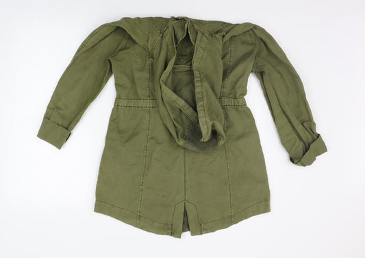 Matalan Womens Green Gilet Coat Size 8