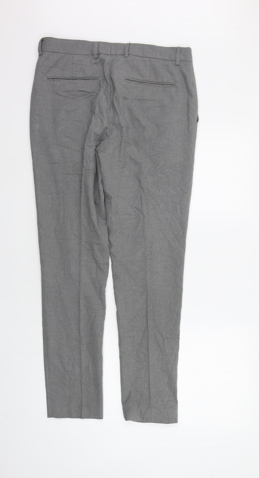 New Look Mens Grey Sweatpants Trousers Size 32 in L29 in