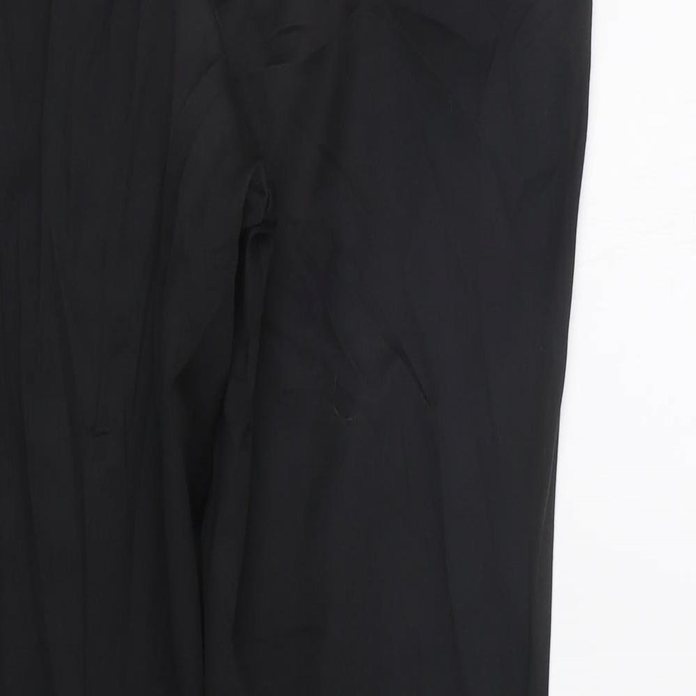 Womens UK Size 10 Dorothy Perkins Regular Fit Black Trousers