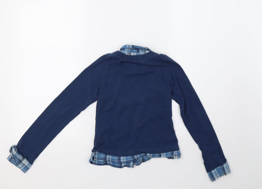 redway Girls Blue Pullover Sweatshirt Size 8 Years