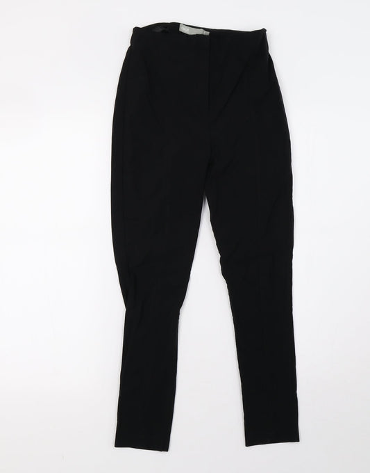 Womens UK Size 6 ASOS Regular Fit Black Trousers
