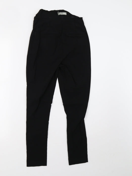 Womens UK Size 6 ASOS Regular Fit Black Trousers