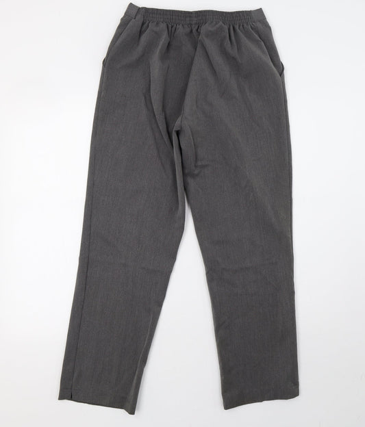 Womens UK Size 14 emma collection Regular Fit Grey Trousers