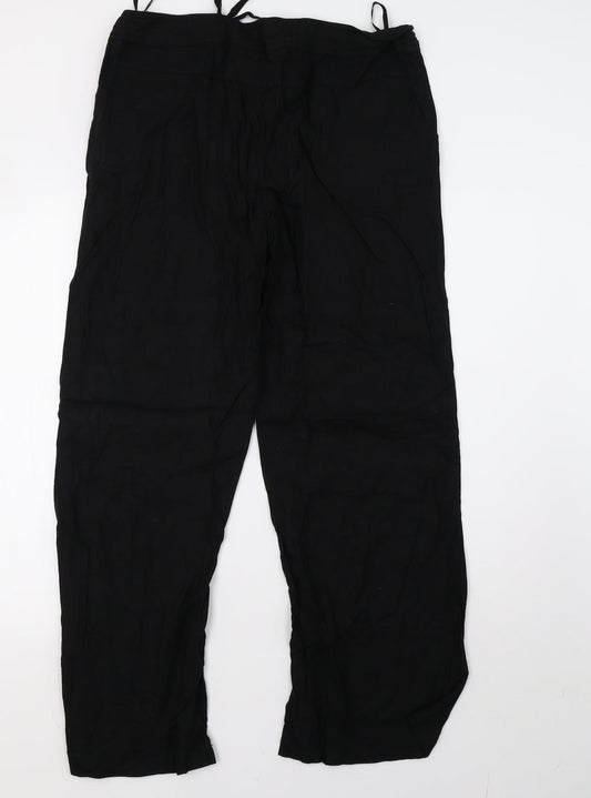Matalan Womens Black Trousers Size 14 L30 in
